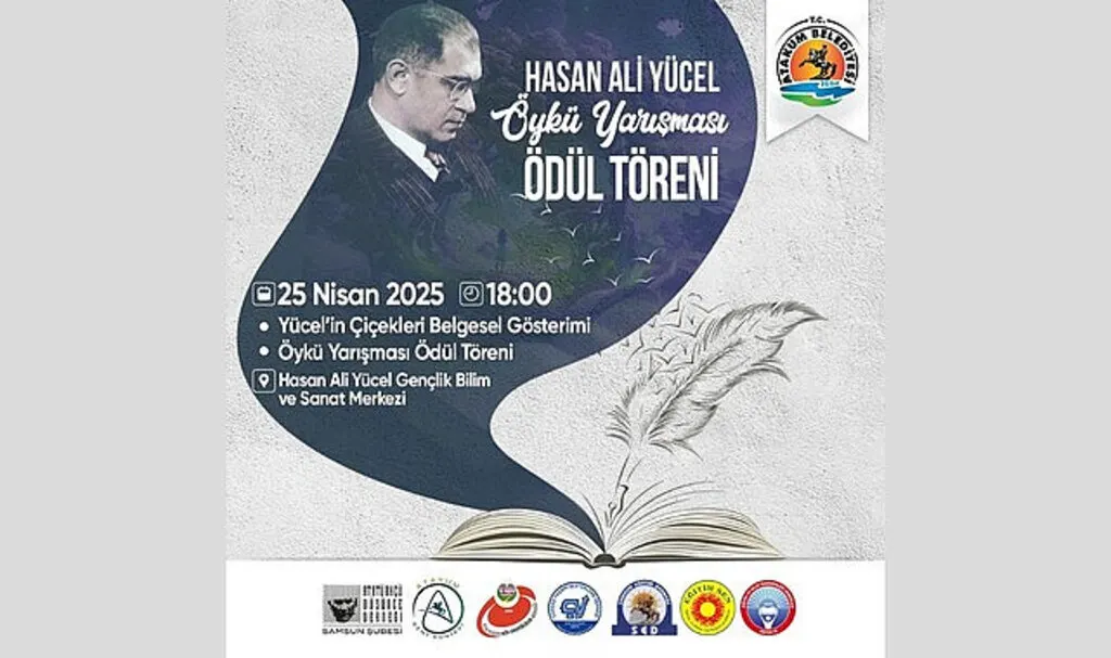 Atakum Belediyesi Hasan Ali Yücel Öykü Yarışmasının ödülleri sahiplerini buluyor