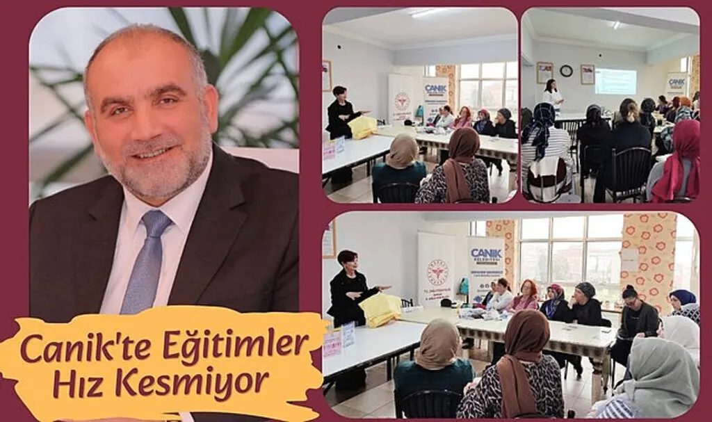 Canik'te Eğitimler Hız Kesmiyor 