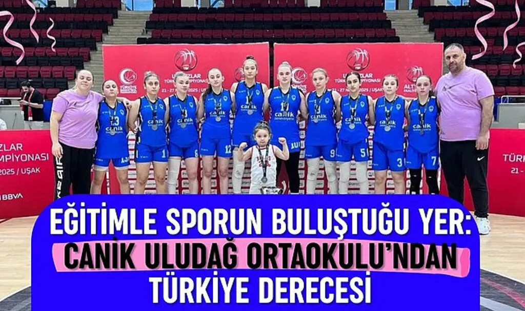 Canik Uludağ Ortaokulu Türkiye İkinciliğiyle Taçlandı