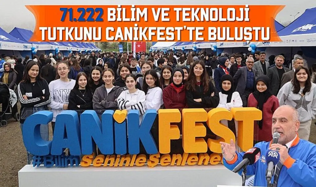 CANİKFEST 71.222 Bilim ve Teknoloji Tutkunlarını Ağırladı