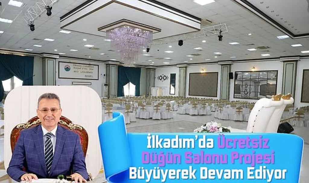 İlkadım’da Ücretsiz Düğün Salonu Projesi Büyüyerek Devam Ediyor