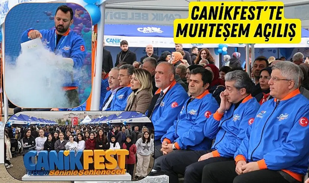 Karadeniz Bölgesi'nin ilk ve tek bilim şenliği CANİKFEST'te Muhteşem Açılış