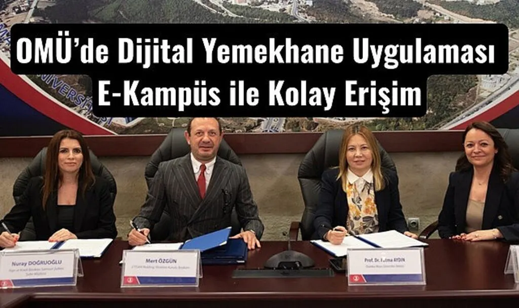 OMÜ’de Dijital Yemekhane Uygulaması E-Kampüs ile Kolay Erişim