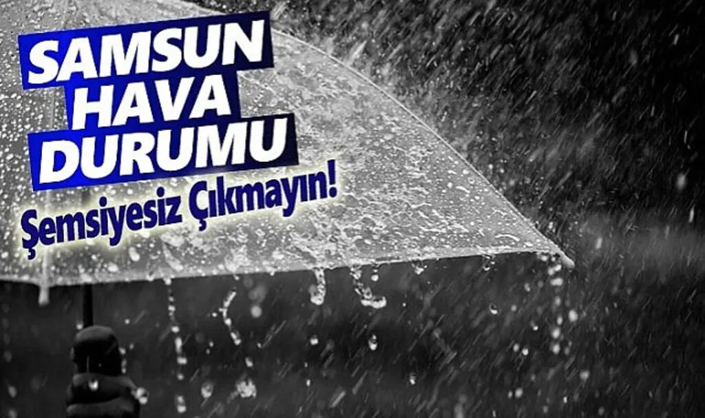 Samsun'a iki hafta boyunca Kuvvetli Yağmur Bekleniyor 3 Nisan Hava Durumu