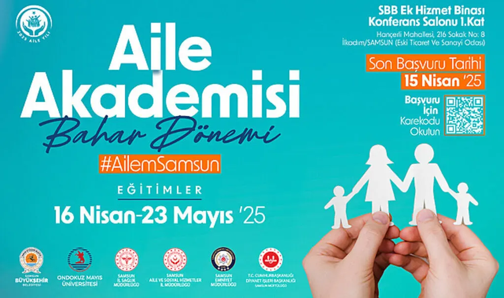 Samsun'da aile akademisi eğitim programı başlıyor
