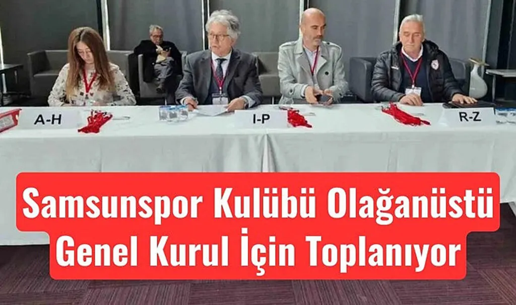 Samsunspor'a aidat borcu olanlar Olağanüstü Genel Kurul’a katılamayacaklar!