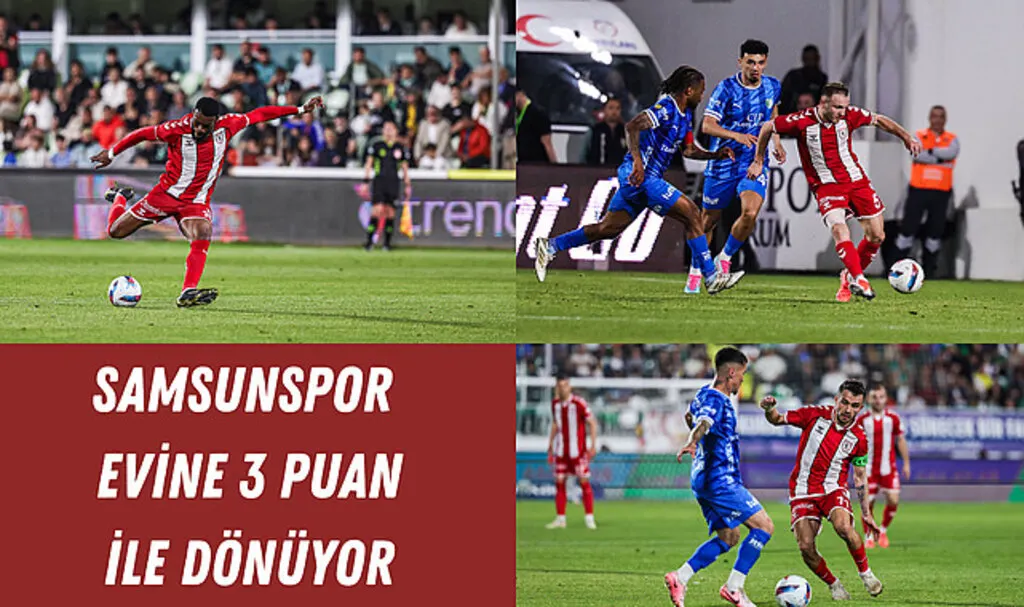 Samsunspor evine 3 puan ile dönüyor