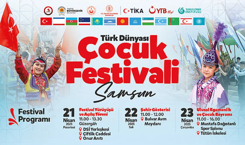Türk Dünyası Çocuk Festivali Başlıyor