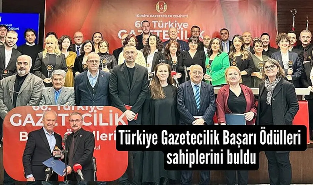 Türkiye Gazetecilik Başarı Ödülleri sahiplerini buldu