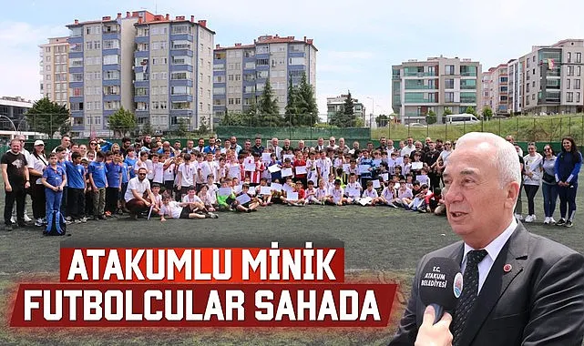 Atakumlu minik futbolcular sahada boy gösterdi
