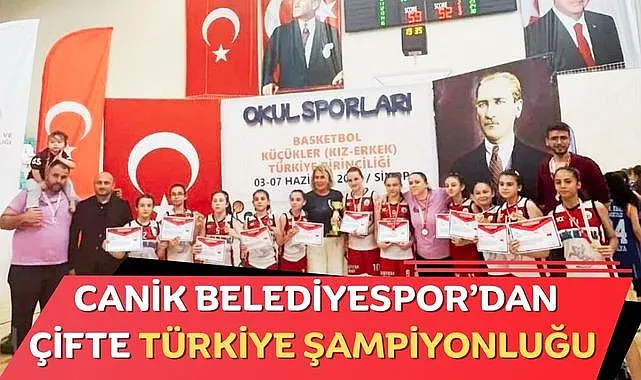Canik Belediyespor’dan Çifte Türkiye Şampiyonluğu 