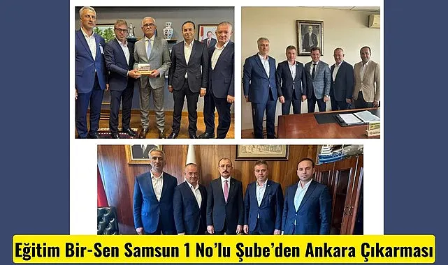 Eğitim Bir-Sen Samsun 1 No'lu Şube'den Ankara Çıkarması