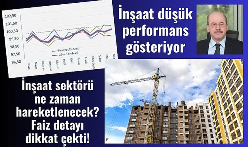 İnşaat sektörü ne zaman hareketlenecek? Faiz detayı dikkat çekti!