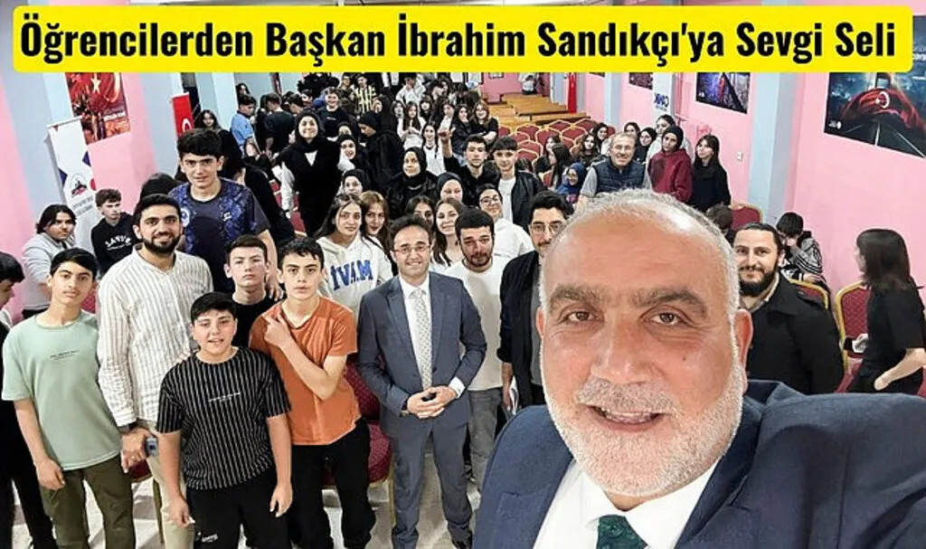 Öğrencilerden Başkan İbrahim Sandıkçı'ya Sevgi Seli 
