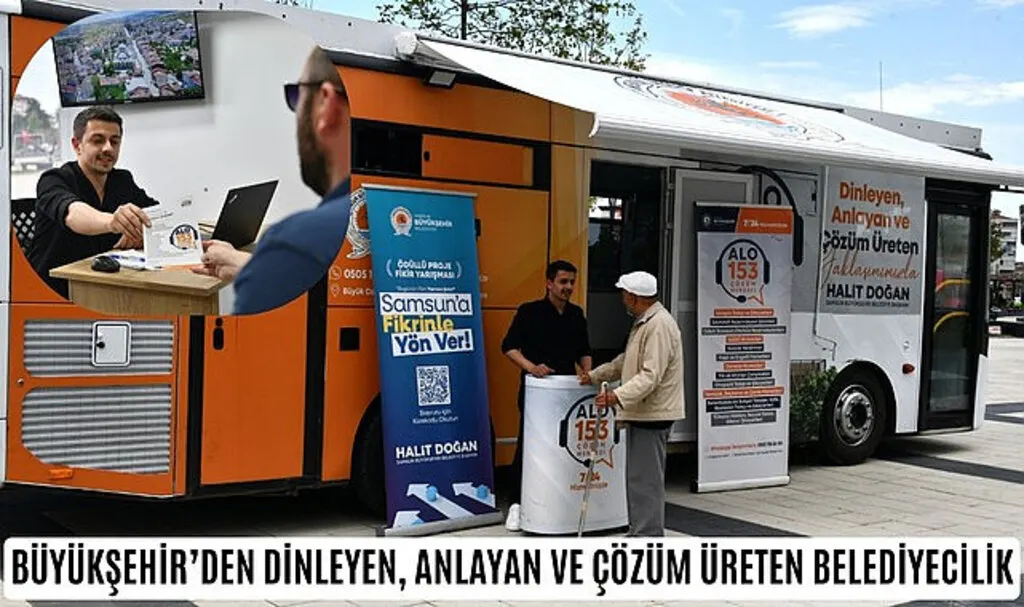 Samsun Büyükşehir Belediyesi vatandaşı dinliyor, çözüm üretiyor!