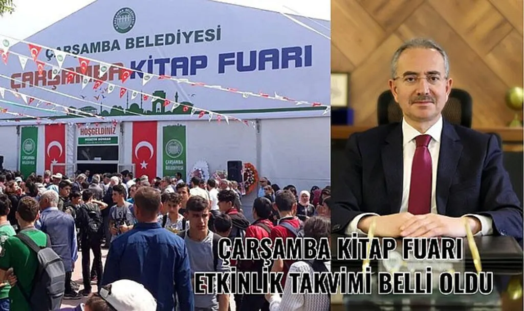 Samsun'da Çarşamba Kitap Fuarı açılıyor! Takvim belli oldu