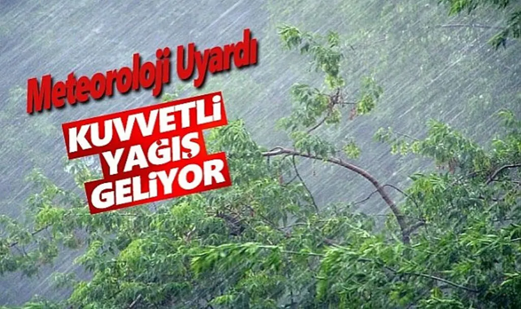 Samsun'da Gök Gürültülü Kuvvetli Yağış Bekleniyor