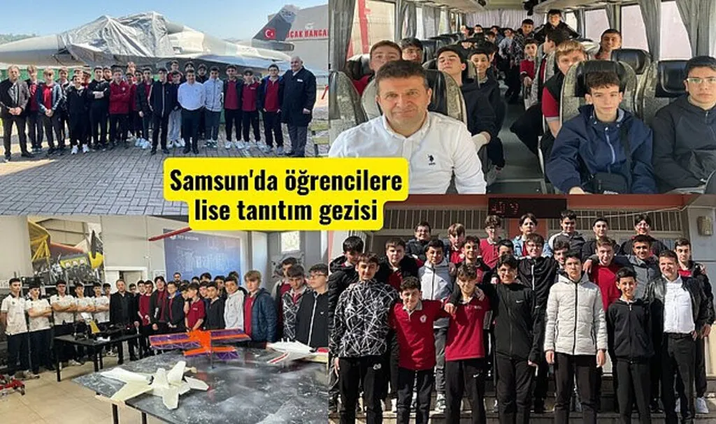 Samsun'da öğrencilere 'Adım Adım Hedefime' Lise Tanıtım Gezisi