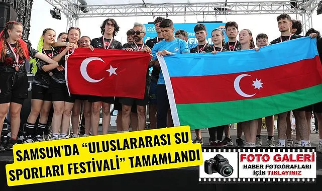 Samsun'da Su Sporları Festivali nefes kesti!