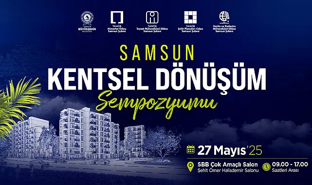 Samsun kentsel dönüşüm sempozyumu için geri sayım
