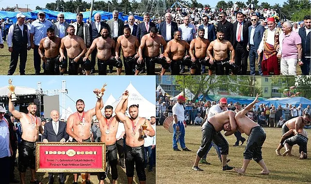 Tanju Gemici Sakarlı Hıdırellez Festivali'nde Başpehlivan oldu