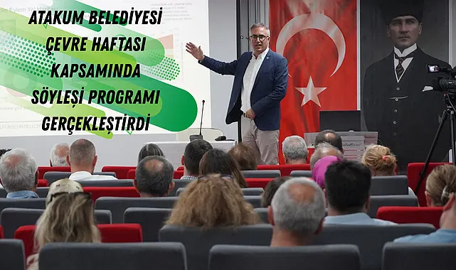 Atakum Belediyesi çevre haftası kapsamında söyleşi programı gerçekleştirdi
