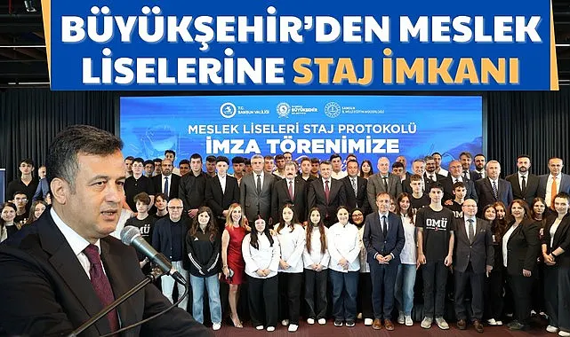 Büyükşehir'den Meslek Liselerine Staj İmkanı