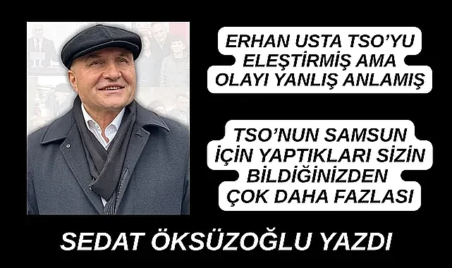 Gazeteci Sedat Öksüzoğlu yazdı: Erhan Usta eleştirmek için eleştirmiş