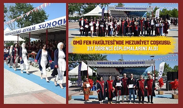 OMÜ Fen Fakültesi’nde Mezuniyet Coşkusu