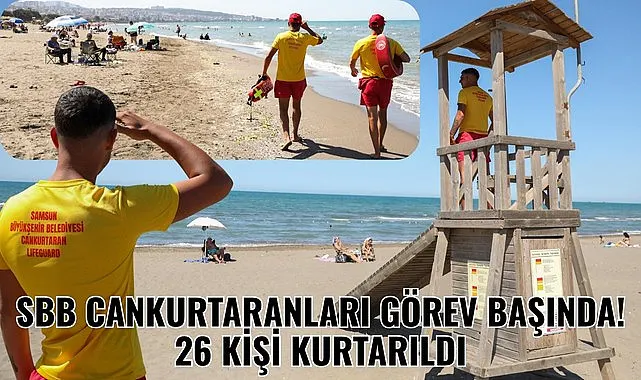 Samsun'da Cankurtaranlar 18 günde 26 kişiyi kurtardı
