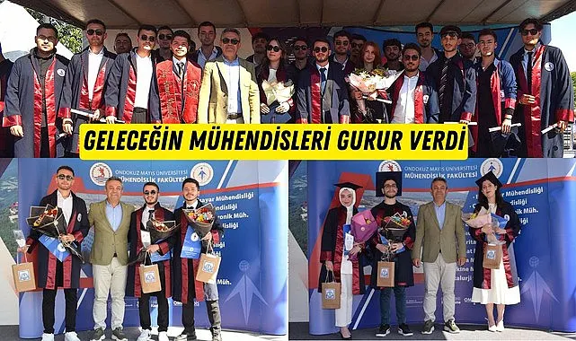 Samsun'da Makine ve Endüstri Mühendisleri Mezun Oldu