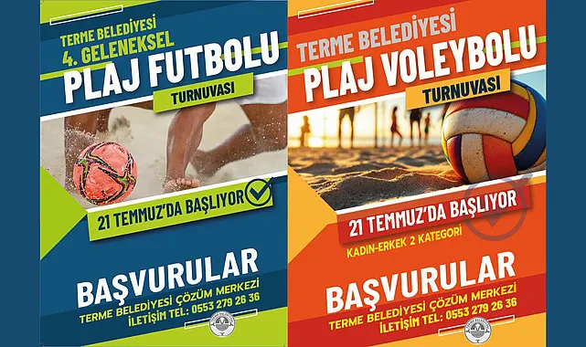 Terme’de Yaz Sporla Başlıyor