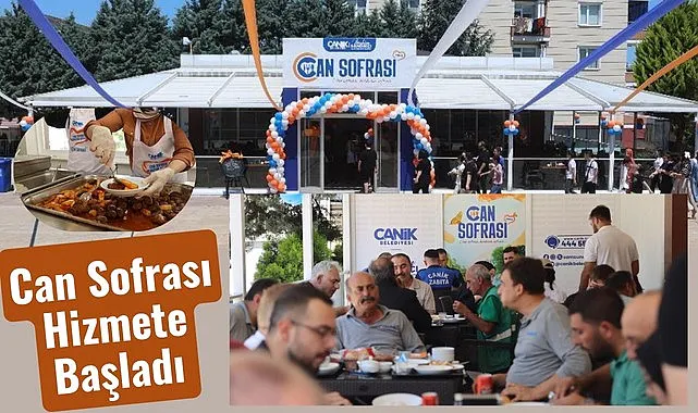 Canik Belediyesi Can Sofrası Hizmete Başladı