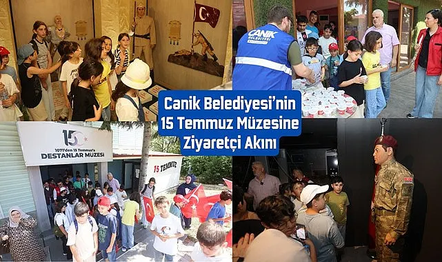 Canik Belediyesi’nin 15 Temmuz Müzesine Ziyaretçi Akını