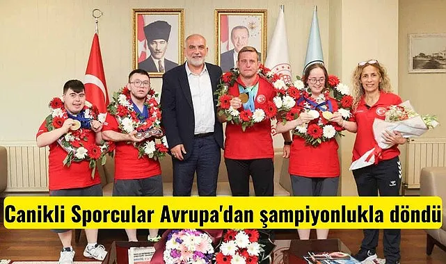Canikli Sporcular Avrupa Şampiyonu