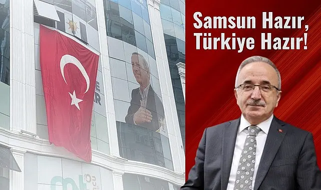 Cumhurbaşkanı Erdoğan'ın bayrak çağrısına Samsun'dan yanıt