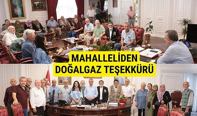 Doğalgaza kavuşan Hastane Mahallesi sakinlerinden Başkan Kurnaz’a Teşekkür