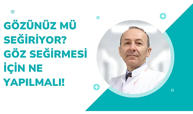 Gözünüz mü seğiriyor? Göz seğirmesi için ne yapılmalı!