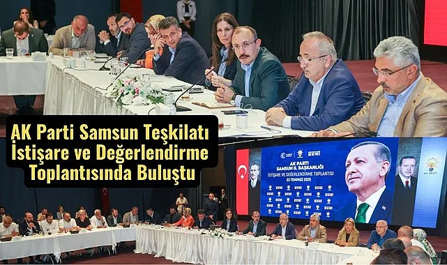 Samsun'da AK Parti'den istişare ve değerlendirme toplantısı