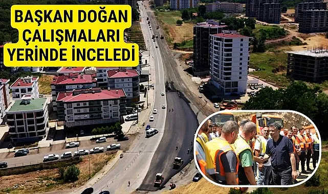 Samsun'da Recep Tayyip Erdoğan Bulvarı'nda köprülü kavşak ve battı çıktı yapılıyor