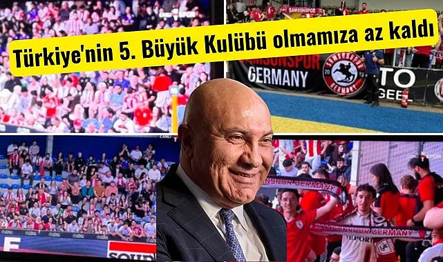 Yüksel Yıldırım'dan pazar sürprizi: Türkiye'nin 5. Büyük Kulübü olmamıza az kaldı
