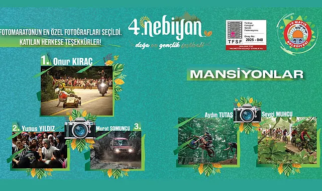 4. Nebiyan Doğa ve Gençlik Festivali Fotoğrafçılar Maratonu Sonuçlandı