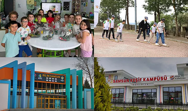 Bilim Samsun ve Keşif Kampüsü yaz okullarında 10 bin 600 öğrenciyi ağırladı