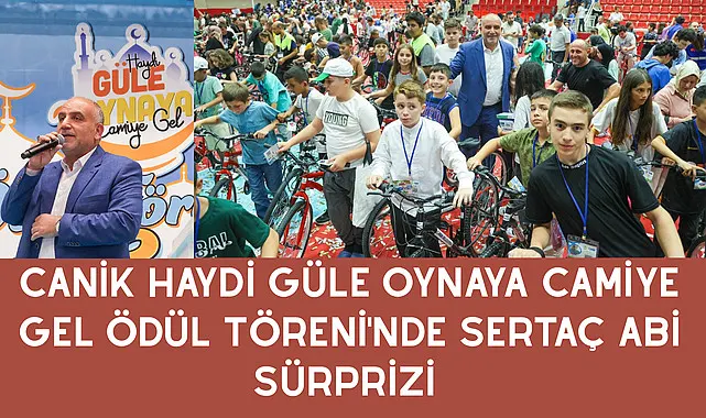 Canik Haydi Güle Oynaya Camiye Gel Ödül Töreni'nde Sertaç Abi Sürprizi 