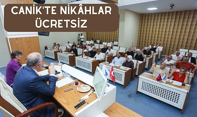 Canik'te Nikâhlar Ücretsiz