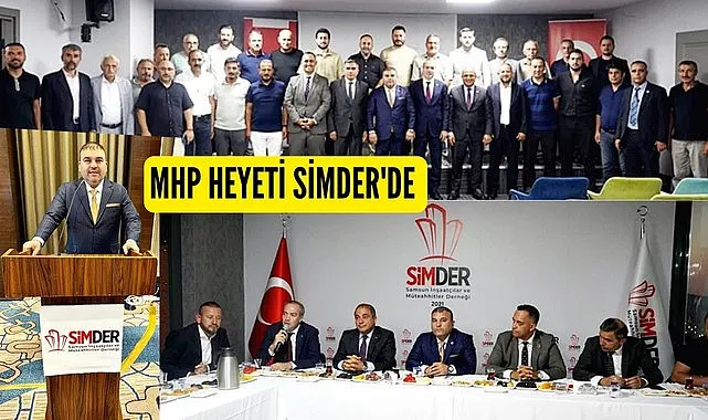 MHP heyeti SİMDER'de, Sezgin Aydın: BDDK'nın aldığı karar sektöre nefes aldıracak