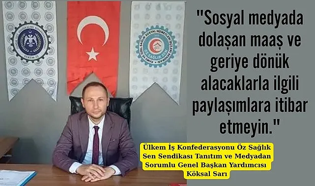 Öz Sağlık Sen’den Sağlık Bakanlığı İşçilerine Bilgilendirme