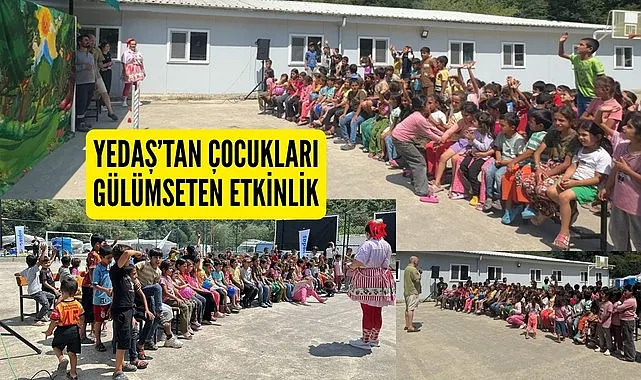 YEDAŞ'tan çocukları gülümseten etkinlik