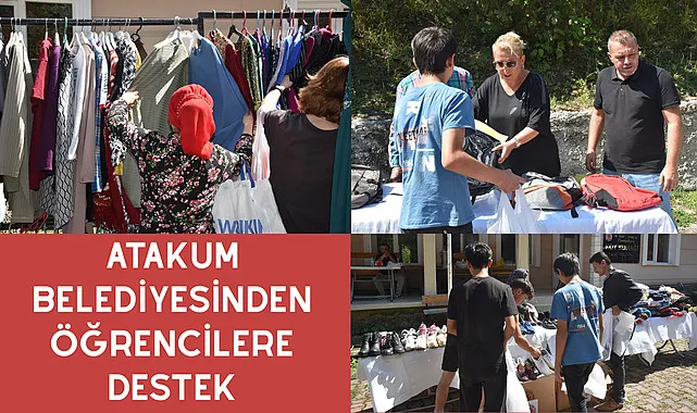 Atakum Belediyesinden öğrencilere destek
