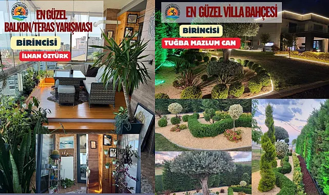 Atakum’un peyzaj şampiyonları açıklandı